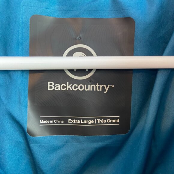 NWT Backcountry Fjord Blue Raglan Allied Down Jacket - Picture 3 of 9